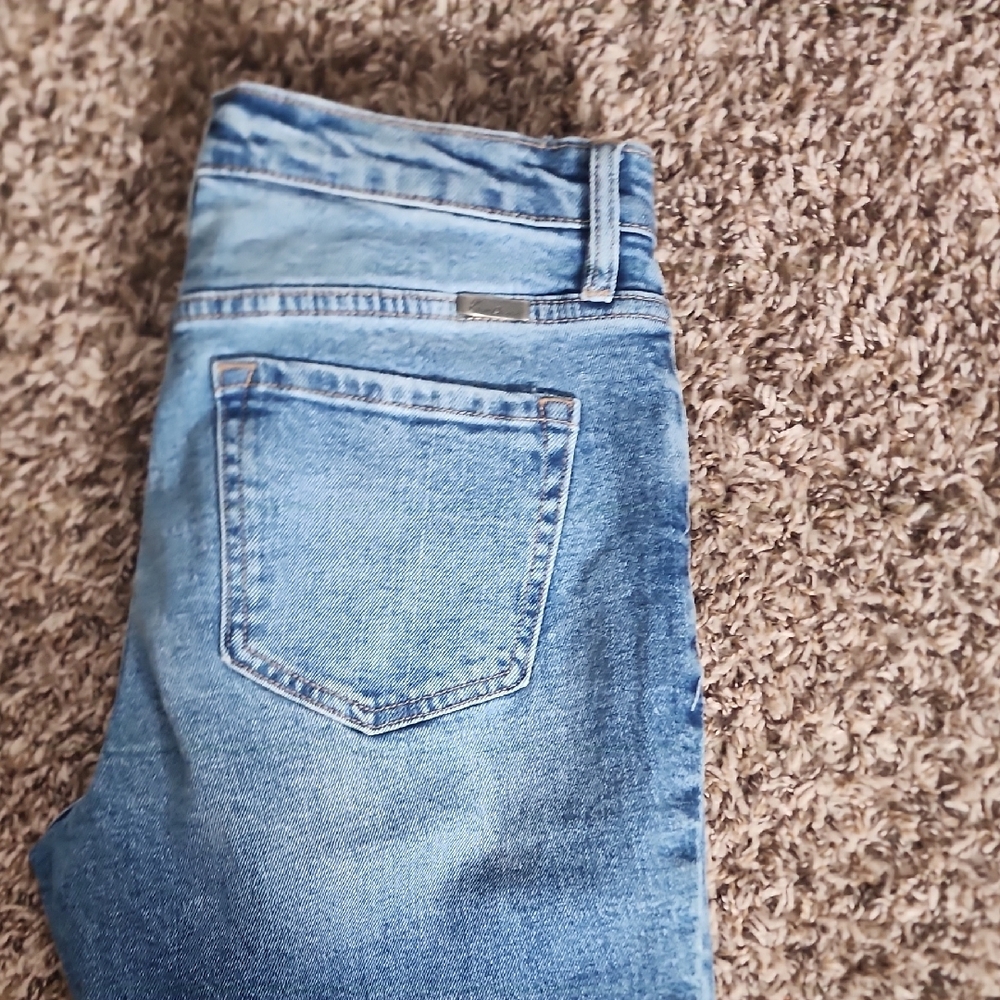 KanCan Women's Straight Leg Jeans - Light Blue